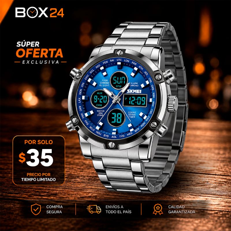 reloj SKMEI azul